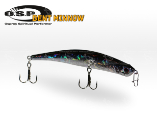 Воблер O.S.P Bent Minnow 106F 10г - H09 Crystal Blue Shiner